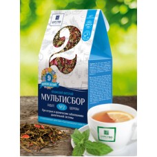 Мультисбор №2 при острых и хронических заболеваниях дыхательной системы (фильтр-пакет)