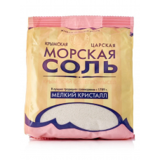 Соль крымская морская пищевая, мелкий кристалл