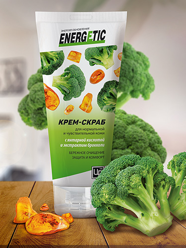 Крем-скраб «Energetic» для нормальной и чувствительной кожи 