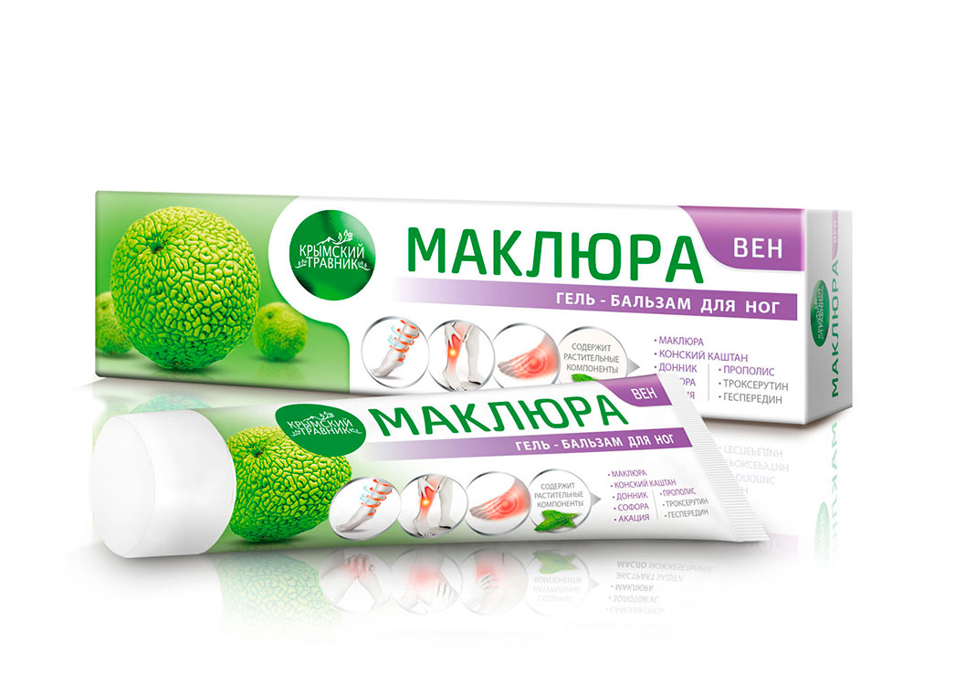 Маклюра ВЕН гель-бальзам при варикозном расширении вен и тромбофлебите