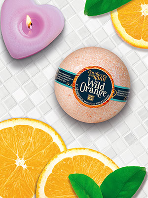 Бомбочка для ванн «WILD ORANGE»