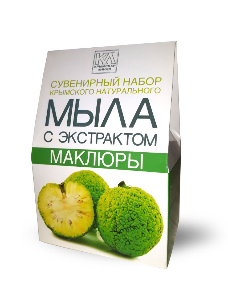 Подарочный набор крымского натурального мыла «С экстрактом маклюры»