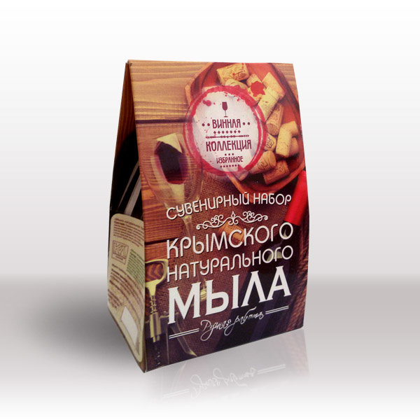 Подарочный набор крымского натурального мыла «Винная коллекция»