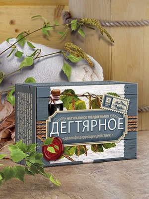 Натуральное мыло «Дегтярное»