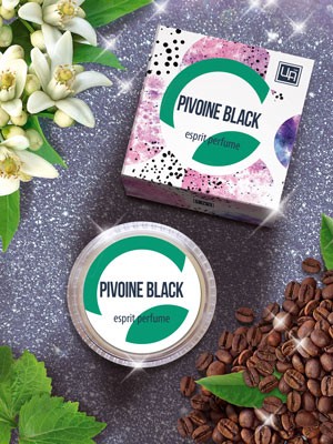 PIVOINE BLACK - духи твердые эспри /04.26