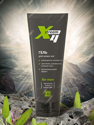 Гель для кожи ног «X-stream»