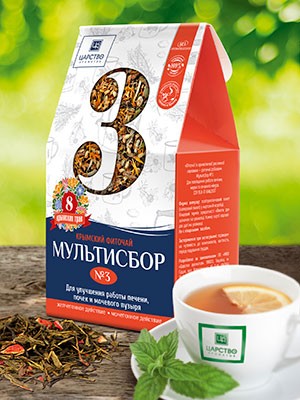 Мультисбор №3 для улучшения работы печени, почек и мочевого пузыря