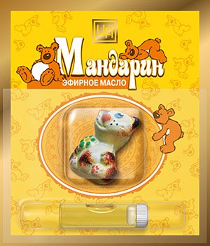 Мандарин - эфирное масло с аромамедальоном для детей 