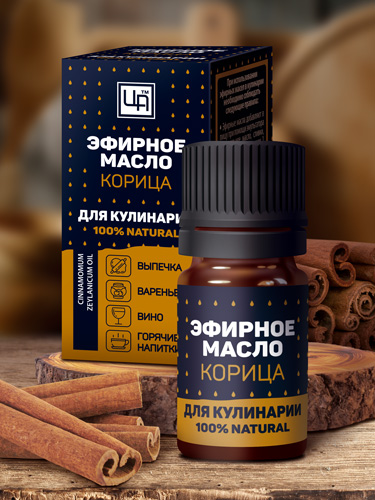 Корица - натуральное эфирное масло для кулинарии