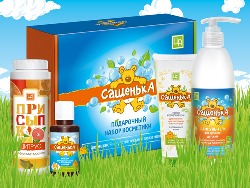 Подарочный набор детской косметики «Сашенька» 