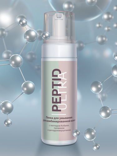 Пенка для умывания для комбинированной кожи Peptid Ultra